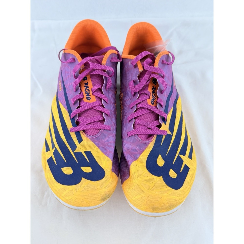 New Balance MD500 v8 Track Spikes 11.5 US Purple Yellow Racing UMD500E8 2022